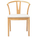 Scaun de sufragerie 2 pcs Natural și deschis - WALTI WALTI