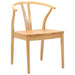 Scaun de sufragerie 2 pcs natural Lemn Solid de Cauciuc - WALTI WALTI