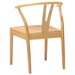 Scaun de sufragerie 2 pcs natural Lemn Solid de Cauciuc - WALTI WALTI