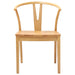 Scaun de sufragerie 2 pcs natural Lemn Solid de Cauciuc - WALTI WALTI
