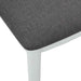 Scaun de sufragerie 2 pcs Alb și gri Lemn Solid de Cauciuc - WALTI WALTI