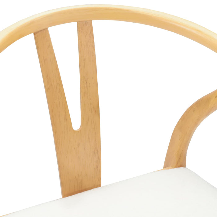 Scaun de sufragerie 2 pcs Natural și deschis - WALTI WALTI