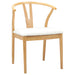 Scaun de sufragerie 2 pcs Natural și deschis - WALTI WALTI