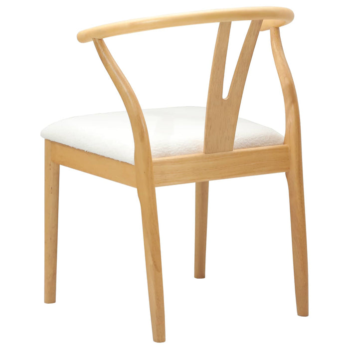 Scaun de sufragerie 2 pcs Natural și deschis - WALTI WALTI