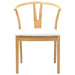 Scaun de sufragerie 2 pcs Natural și deschis - WALTI WALTI