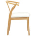 Scaun de sufragerie 2 pcs Natural și deschis - WALTI WALTI