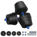 Set de Haltere 2 în 1 Negru și Albastru 121 x 19,5 x 19,5 cm - WALTI WALTI