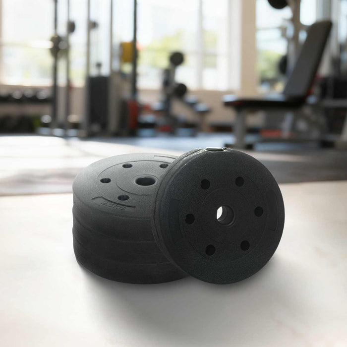 Plăci de Greutate 4 pcs Negru Ø 21.5 x 3.8 cm WALTI