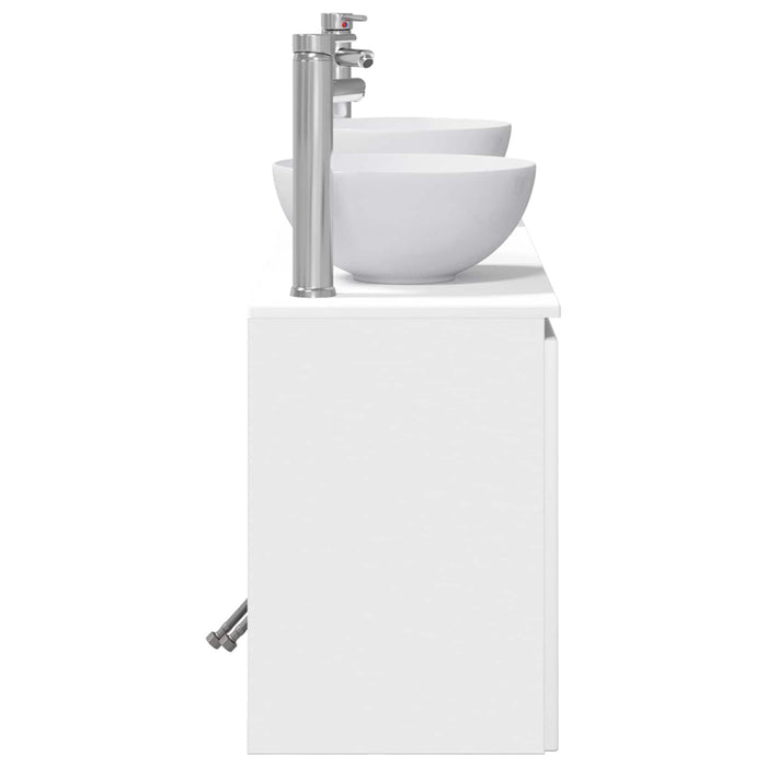 Set dulap baie 3 buc. Alb 49,5 x 41 x 64,5 cm Lemn prelucrat WALTI