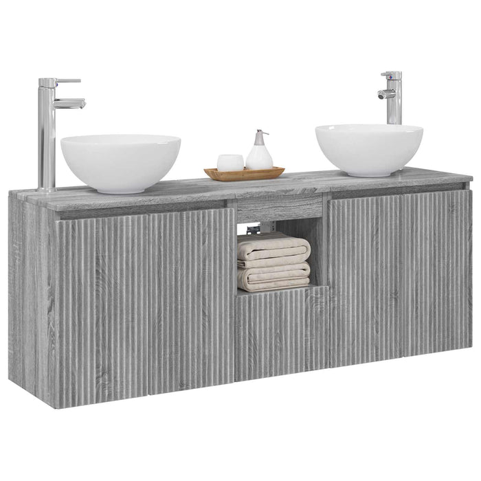 Set dulap baie 3 buc. Sonoma gri 49,5 x 41 x 64,5 cm WALTI