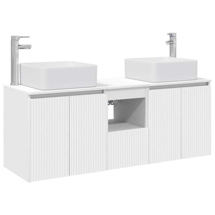 Set dulap baie 3 buc. Alb 49,5 x 41 x 63 cm Lemn prelucrat WALTI