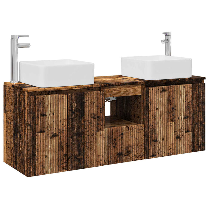 Set dulap baie 3 buc. Lemn vechi 49,5 x 41 x 63 cm WALTI