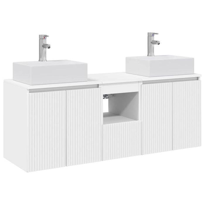 Set dulap baie 3 buc. Alb 49,5 x 41 x 62,5 cm Lemn prelucrat WALTI