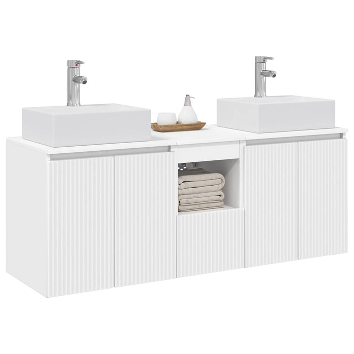 Set dulap baie 3 buc. Alb 49,5 x 41 x 62,5 cm Lemn prelucrat WALTI
