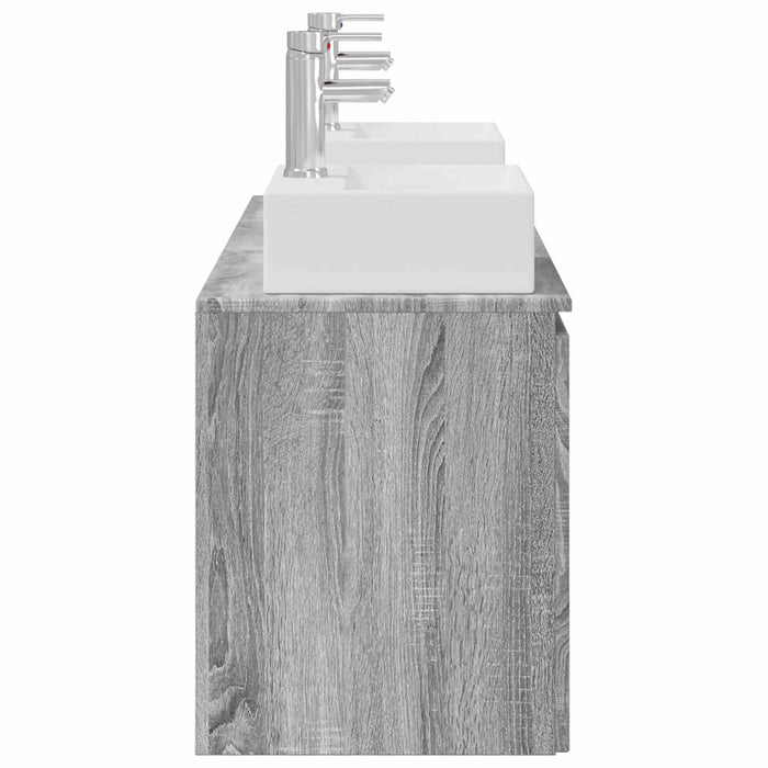 Set dulap baie 3 buc. Sonoma gri 49,5 x 41 x 62,5 cm WALTI