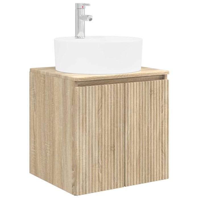 Set dulap baie 3 buc. Stejar Sonoma 49,5 x 44,5 x 65 cm WALTI