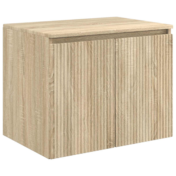 Set dulap baie 3 buc. Stejar Sonoma 49,5 x 44,5 x 65 cm WALTI