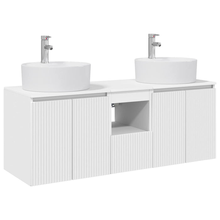 Set dulap baie 3 buc. Alb 49,5 x 44,5 x 65 cm Lemn prelucrat WALTI