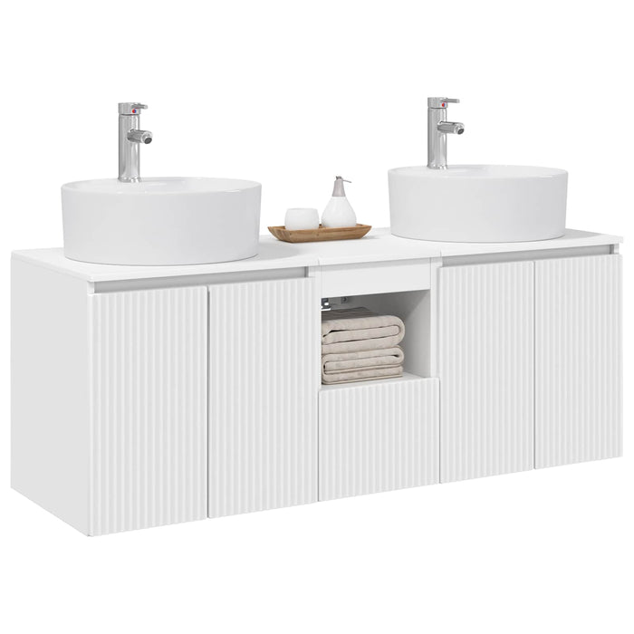 Set dulap baie 3 buc. Alb 49,5 x 44,5 x 65 cm Lemn prelucrat WALTI