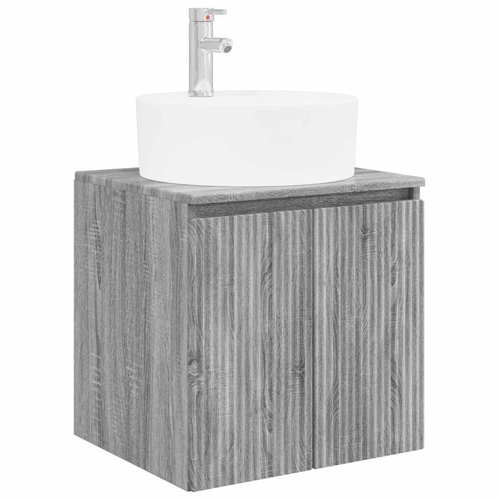 Set dulap baie 3 buc. Sonoma gri 49,5 x 44,5 x 65 cm WALTI