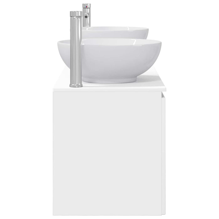 Set dulap baie 3 buc. Alb 49,5 x 44,5 x 65 cm Lemn prelucrat WALTI
