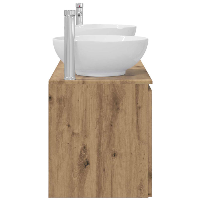 Set dulap baie 3 buc. Stejar Artizanal 49,5 x 44,5 x 65 cm WALTI