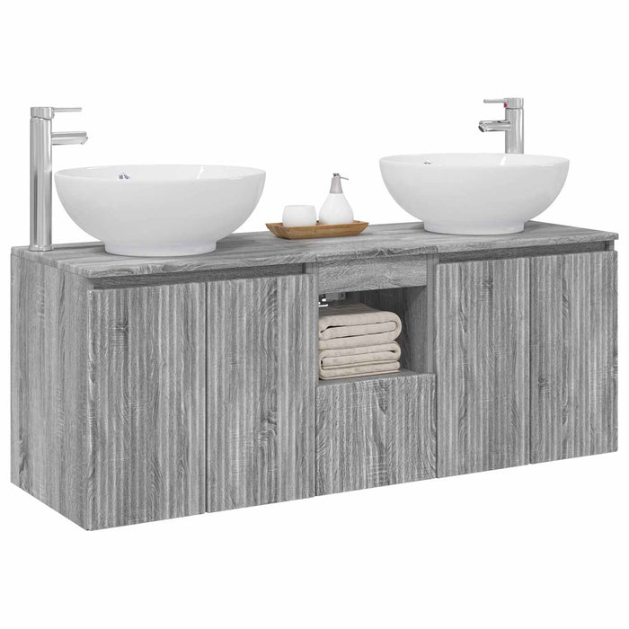 Set dulap baie 3 buc. Sonoma gri 49,5 x 44,5 x 65 cm WALTI