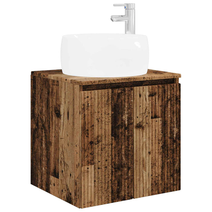 Set dulap baie 3 buc. Lemn vechi 49,5 x 44,5 x 66 cm WALTI