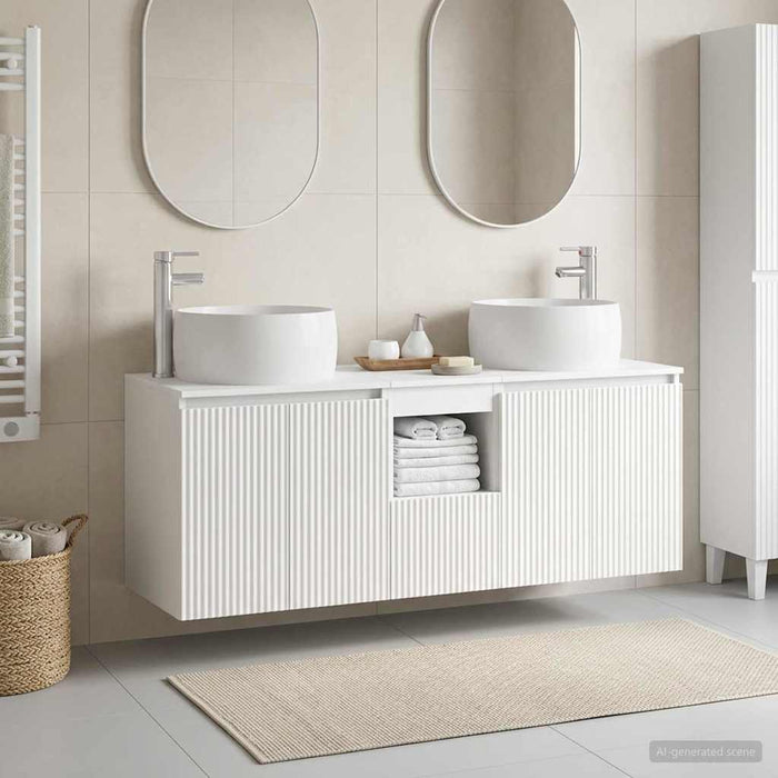 Set dulap baie 3 buc. Alb 49,5 x 44,5 x 66 cm Lemn prelucrat WALTI
