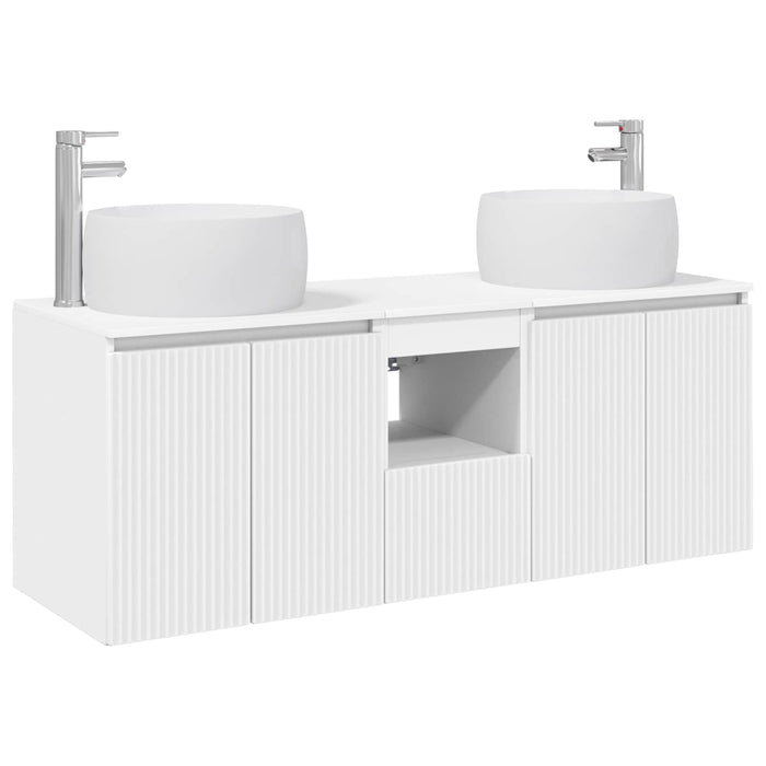 Set dulap baie 3 buc. Alb 49,5 x 44,5 x 66 cm Lemn prelucrat WALTI