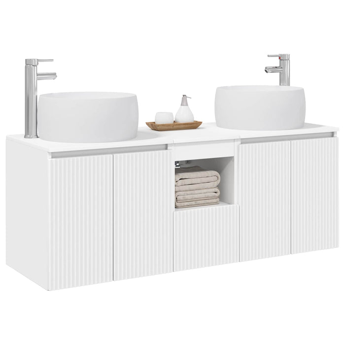 Set dulap baie 3 buc. Alb 49,5 x 44,5 x 66 cm Lemn prelucrat WALTI