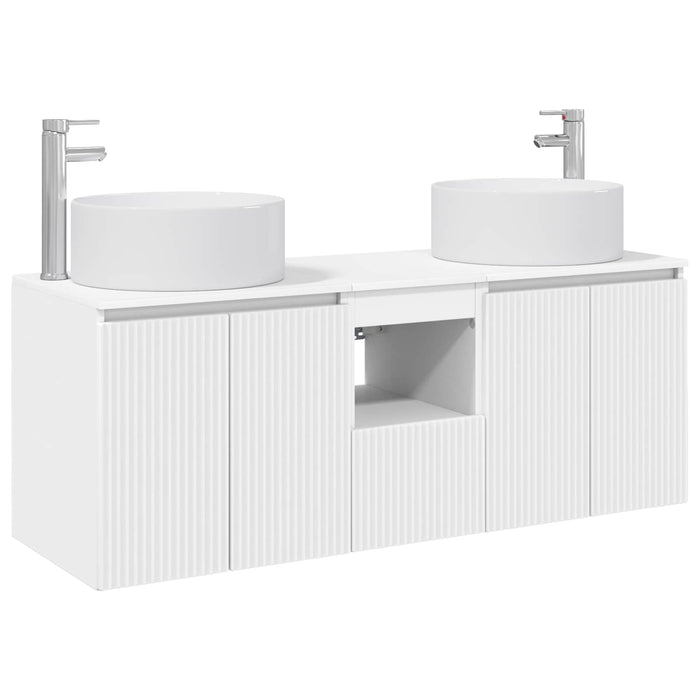 Set dulap baie 3 buc. Alb 49,5 x 44,5 x 65,5 cm Lemn prelucrat WALTI