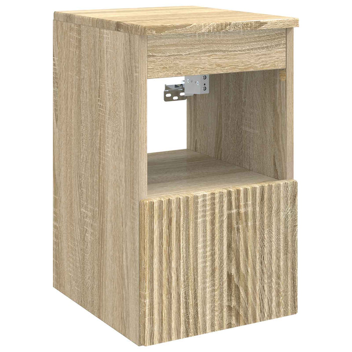 Set dulap baie 3 buc. Stejar Sonoma 49,5 x 44,5 x 65,5 cm WALTI