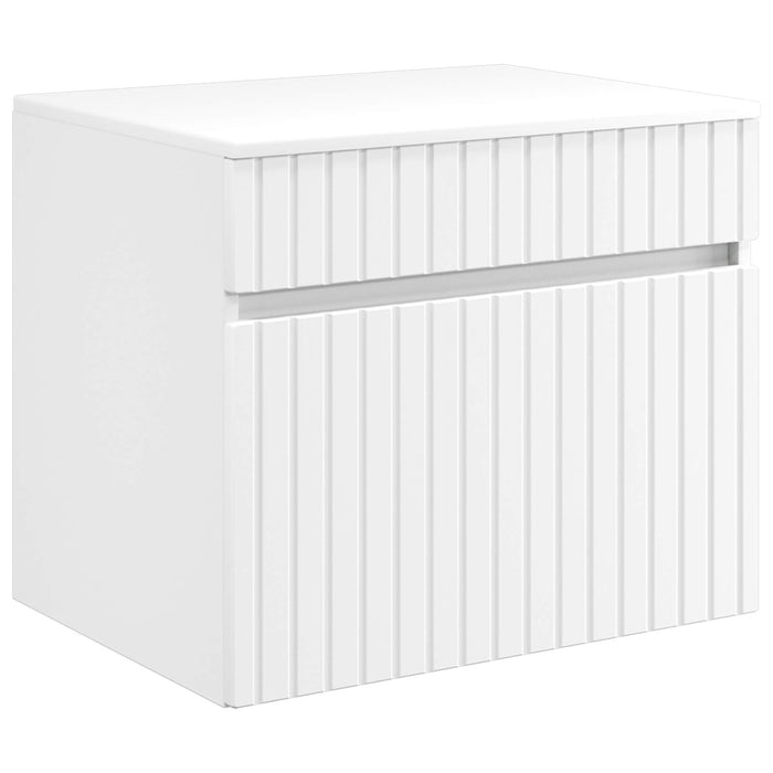 Set dulap baie 3 buc. Alb 49 x 44,5 x 65 cm Lemn prelucrat WALTI