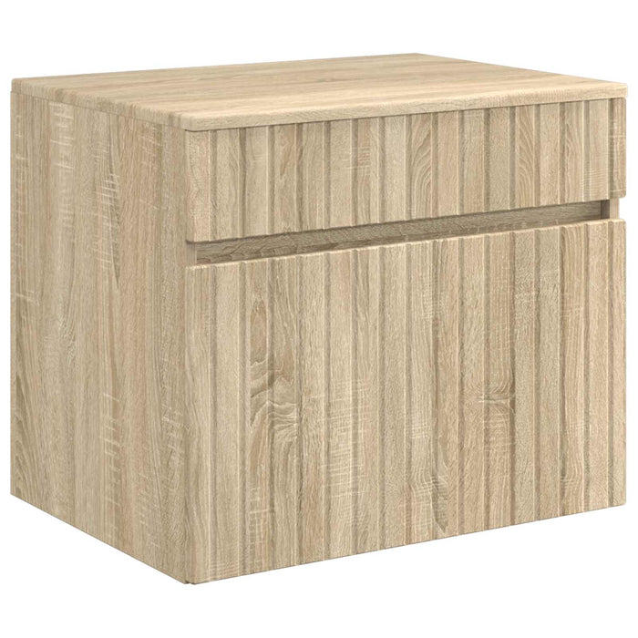 Set dulap baie 3 buc. Stejar Sonoma 49 x 44,5 x 66,5 cm WALTI