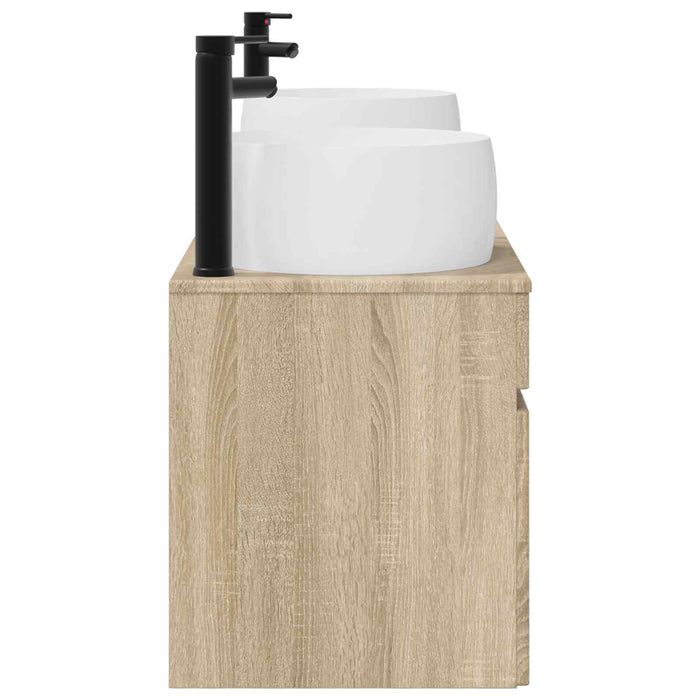 Set dulap baie 3 buc. Stejar Sonoma 49 x 44,5 x 66 cm WALTI