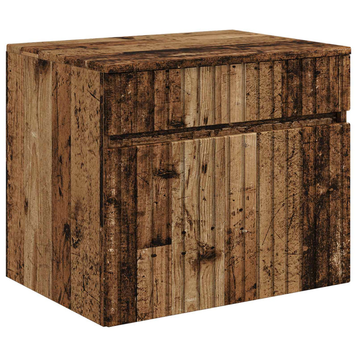 Set dulap baie 3 buc. Lemn vechi 49 x 44,5 x 66 cm WALTI