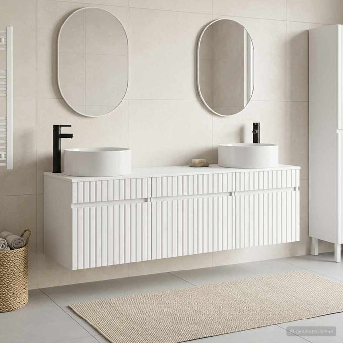 Set dulap baie 3 buc. Alb 49 x 44,5 x 65,5 cm Lemn prelucrat WALTI