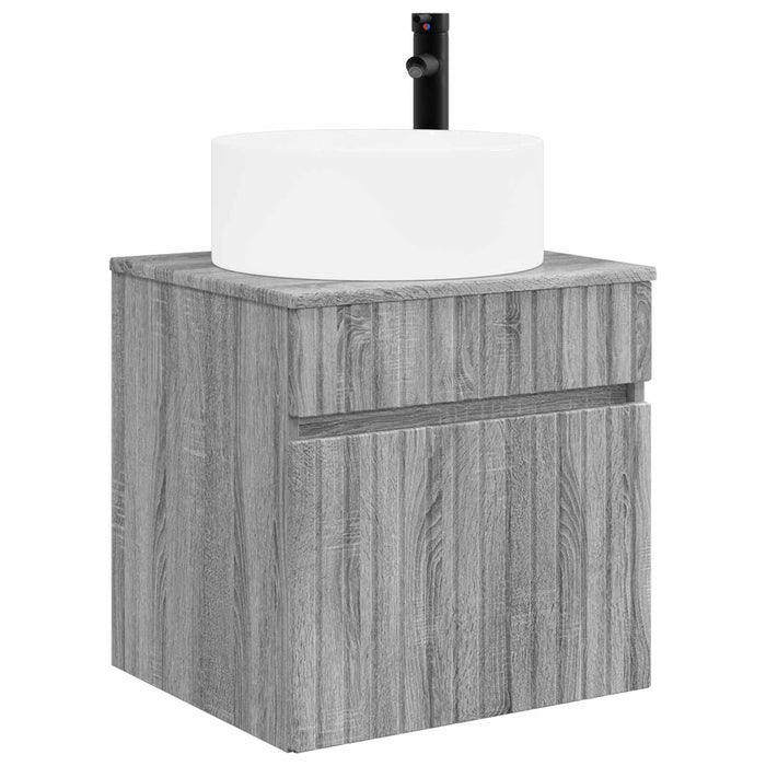 Set dulap baie 3 buc. Sonoma gri 49 x 44,5 x 65,5 cm WALTI