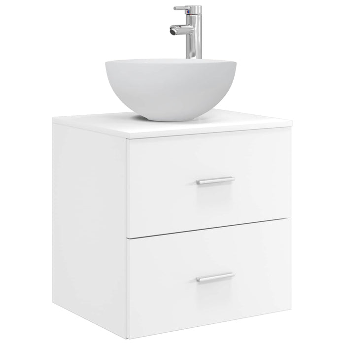 Set dulap baie 3 buc. Alb 49,5 x 41 x 64,5 cm Lemn prelucrat WALTI