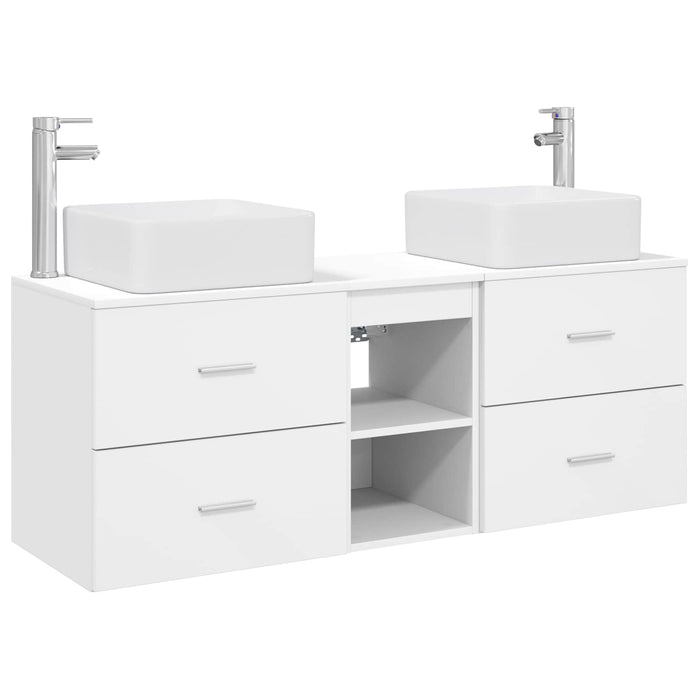 Set dulap baie 3 buc. Alb 49,5 x 41 x 63 cm Lemn prelucrat WALTI
