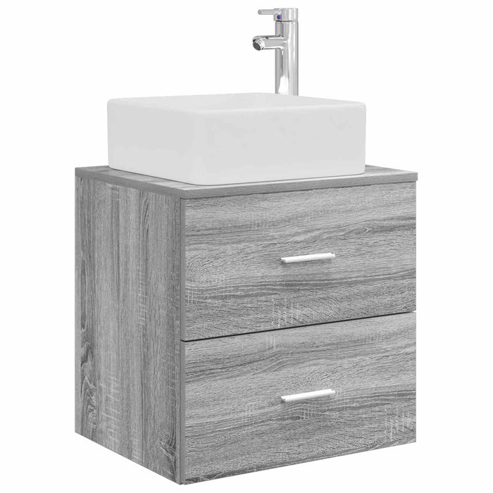 Set dulap baie 3 buc. Sonoma gri 49,5 x 41 x 63 cm WALTI