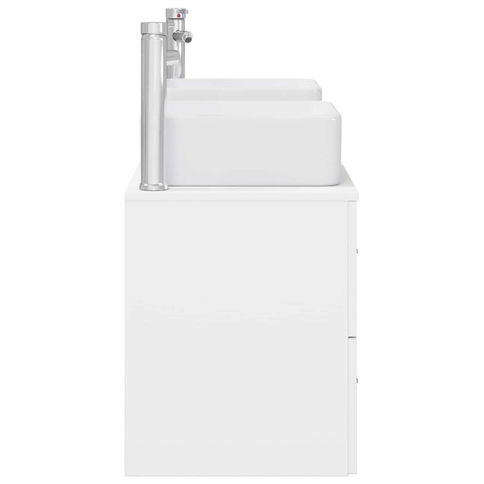 Set dulap baie 3 buc. Alb 49,5 x 41 x 63 cm Lemn prelucrat WALTI