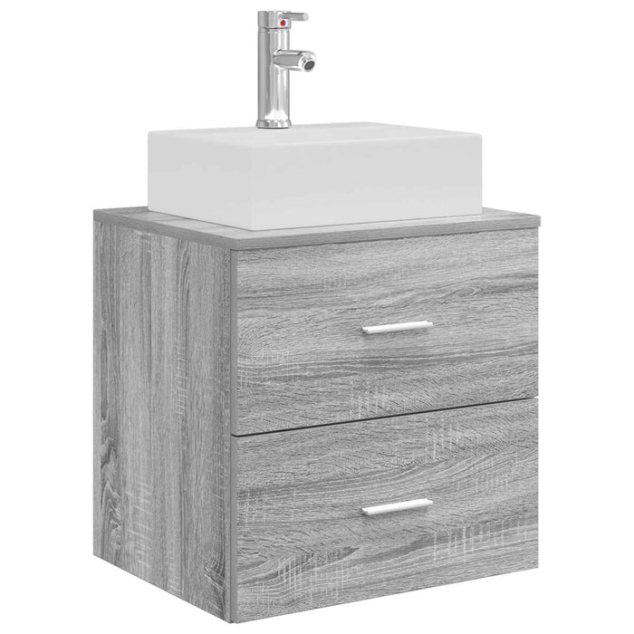 Set dulap baie 3 buc. Sonoma gri 49,5 x 41 x 62,5 cm WALTI