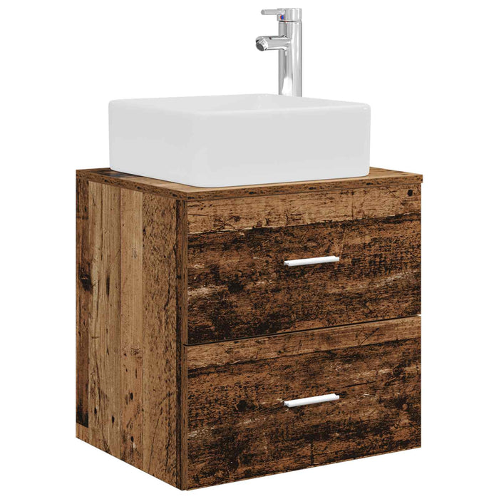 Set dulap baie 3 buc. Lemn vechi 53 x 34,5 x 63 cm WALTI