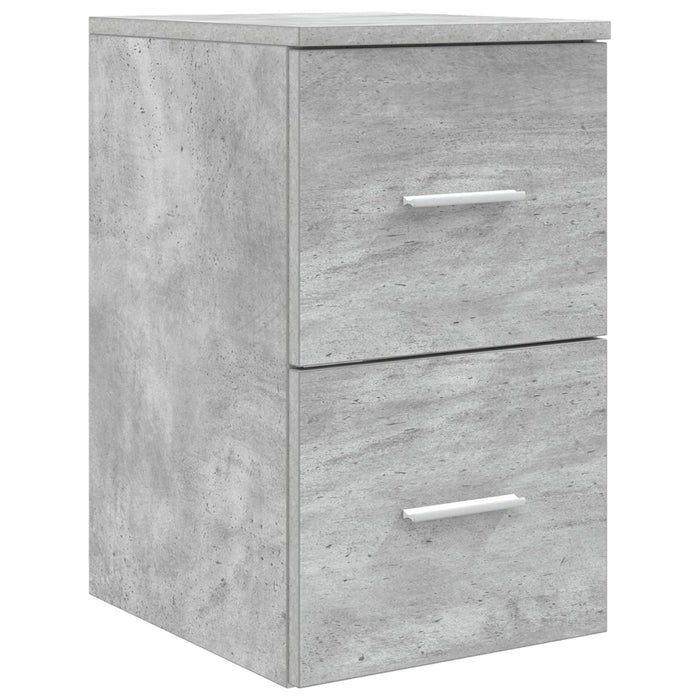 Set dulap baie 3 buc. Gri Beton 53 x 34,5 x 63 cm WALTI