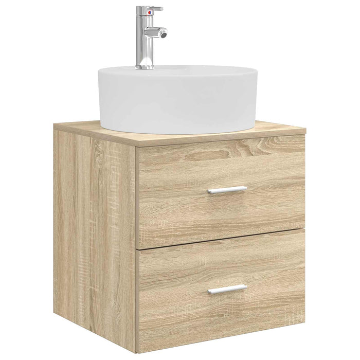 Set dulap baie 3 buc. Stejar Sonoma 62,5 x 44,5 x 50 cm WALTI