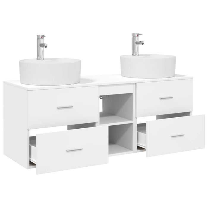 Set dulap baie 3 buc. Alb 49,5 x 44,5 x 65 cm Lemn prelucrat WALTI