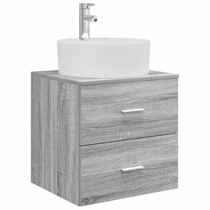 Set dulap baie 3 buc. Sonoma gri 49,5 x 44,5 x 65 cm WALTI