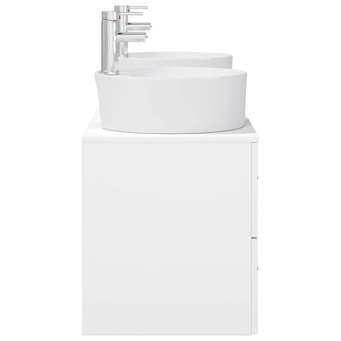 Set de mobilier pentru baie 3 buc. Alb 49,5 x 44,5 x 65 cm WALTI